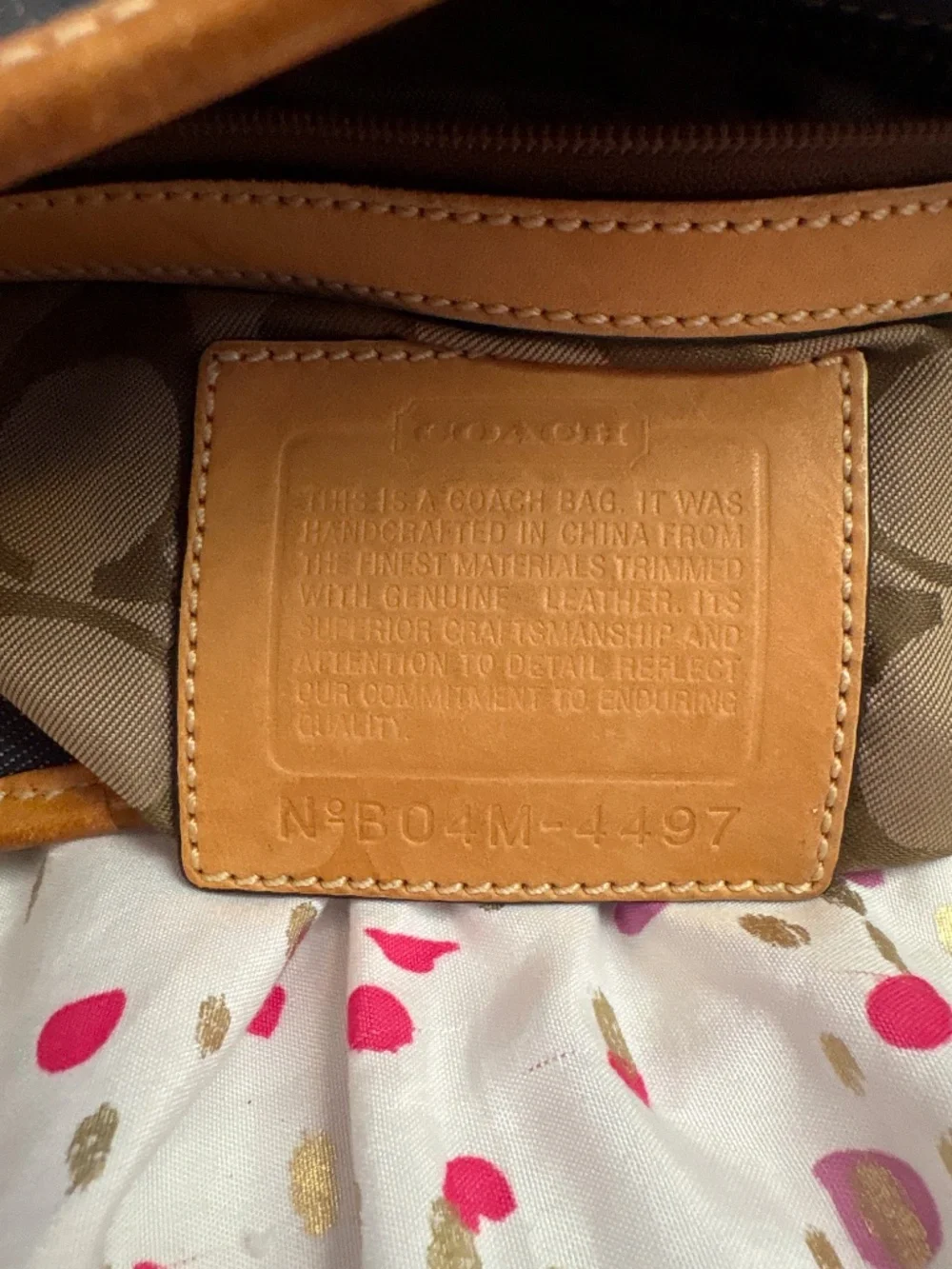 Coach Women’s Denim Mini Tote